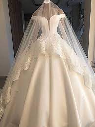 Elegant ivory lace beaded mermaid church wedding dress. Onlybridals Backless Lace Ball Gown Wedding Gowns V Neck Satin Long Train Bridal Dress Off Shoulder Ball Gowns Wedding Wedding Dresses Satin Off Shoulder Wedding Dress