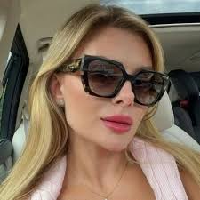 Prada PR15WS 3890A7 BRAND NEW Sunglasses Black Tortoise Gray Square Women