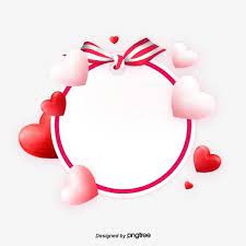 Valentines Day Elements With Red And White Heart Love Circular Borders Valentine Lovely Business Png Transparent Clipart Image And Psd File For Free Download Valentines Day Border Valentines Engagement Cards