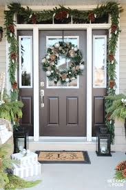 A few christmas door decorations like stars on the windows and jeweled ornaments around the patio will set the perfect mood for this festive season. Christmas Decoration House Outside Novocom Top