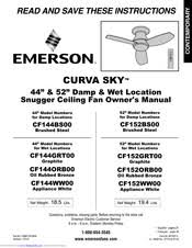 Emerson hereby disclaims any and all implied warranties, including without limitation, implied warranties of merchantability or. Emerson Curva Sky Cf152bs00 Manuals Manualslib