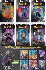Dragon Stars Series 3 4 Action Figure Set Ssgss Goku Rose Goku Baf Zamasu Ebay Dragon Star Goku Anime