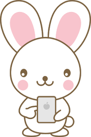 スマホを操作するウサギのイラスト 無料フリーイラスト素材集 frame illust ウサギのイラスト イラスト うさぎイラスト