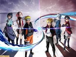 Naruto Team 7 Boruto Team 7 Gambar Tim Gambar Karakter Animasi