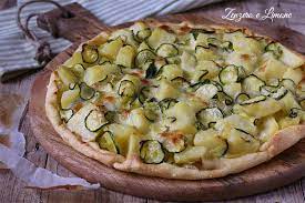 Check spelling or type a new query. Torta Salata Con Zucchine Patate E Mozzarella Ricetta Vegetariana