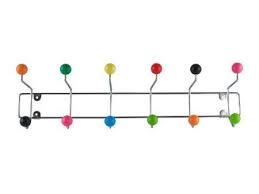 Amazon Com Present Time Saturnus Hat Rack With Assorted Colored Plastic Balls X Large Home Kitchen Wall Mounted Coat Rack Dot And Bo Coat Rack Wall