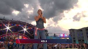 Musical artist Kels performs the National Anthem | 'NFL Draft Kickoff'