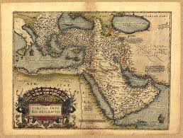 Map Of The Middle East From The 1500s Persia Saudi Arabia Cyprus Turkey Iran Iraq Dubai Israel Digital 044 Antique Maps Ottoman Empire Poster Prints