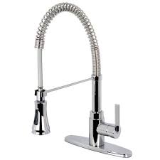 modern spiral pull down kitchen faucet