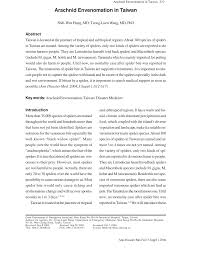 Loxosceles species, latrodectus species, widow spiders, katipo spider, redback spider, violin spider, funnel web spiders, neurotoxic venom, cytotoxic venom, spider bite wound, systemic symptoms from spider bite, treatment of spider bite. Pdf Arachnid Envenomation In Taiwan