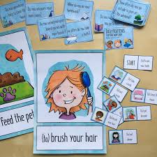 Daily Routines Activities Materialpaket Unterrichtsmaterial In Den Fachern Daz Daf Englisch Englisch Lernen Kinder Lernkarten Fur Kinder Unterrichtsmaterial