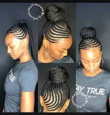 Pin By Ajuwa Preye On Hair Styles Cornrow Ponytail Cornrow Hairstyles Natural Hair Styles