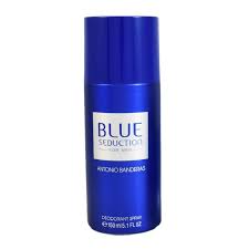 Original fragrance from antonio banderas perfumes. Antonio Banderas Blue Seduction Deodorant Spray 150ml Buy Online In El Salvador At Elsalvador Desertcart Com Productid 140993401