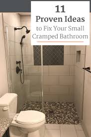 When your ground floor is finished. 11 Ideas To Fix A Small Cramped Bathroom Or Shower Innovate Building Solutions Nationwide Cleveland Columbus