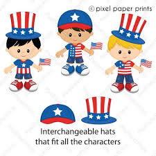 Look at links below to get more options for getting and using clip art. American Boys Clip Art 4th Of July Digital Paper And Clip Art Set Digital Download United States Clipart Digital Paper Digital Sticker 4th Of July