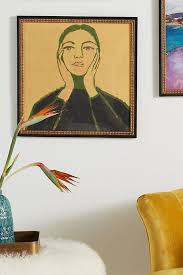 Anthropologie inspired diy bedroom wall art. Maria Wall Art Anthropologie