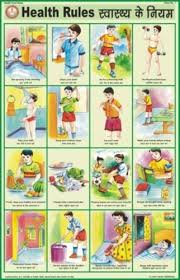 Health And Hygiene Charts Health Rules For Health