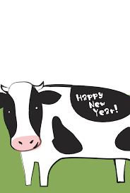 年賀状テンプレート2021 写真フレーム ひょっこり牛さん1ダウンロード かわいい無料イラスト 年賀素材館 牛 イラスト かわいい 年賀状 テンプレート 年賀状