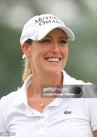 Jane Crafter of the Golf Channel watches the play during the final... News  Photo
