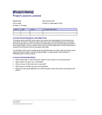 Project Lessons Learned Templates Office Com Free Ms Word Template Lessons Learned Lesson Templates