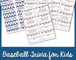 There are tons of great resources for free printable color pages online. Baseball Trivia Etsy