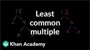 Therefore, the least common multiple (lcm) is 6. Least Common Multiple Video Khan Academy