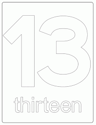 You can use our amazing online tool to color and edit the following number by number coloring pages. 33 Printable Number Themed Coloring And Activity Pages Numbers Preschool Free Printable Numbers Number 13