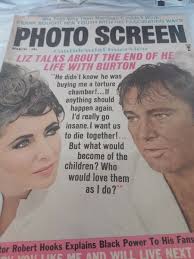 Vintage 1968 Photo Screen Magazine Features Elizabeth/Robert Burton and More