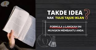 Tajuk yang sesuai untuk buat research.jawapan buku teks bm tahun 4 jurnal kanak kanak autisme pdf kad ucapan selamat hari guru 2019 jawapan buku teks matematik tambahan tingkatan 4 kssm jawatan tertinggi dalam perkhidmatan awam bagi pentadbiran kerajaan negeri kad touch n go hilang di highway karangan bahasa melayu tahun 4 hobi saya kanun tanah. Takde Idea Nak Tulis Tajuk Iklan Formula 3 Langkah Ini Mungkin Membantu Anda Mazhab Copywriting