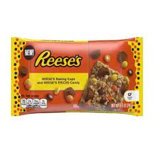 Reese S Baking Peanut Butter Cups And Reese S Pieces Candy 8 5 Oz Peanut Butter Chip Cookies Baking Cups Peanut Butter Chips