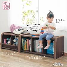 座れる収納で賢く省スペースにお片付け ママもベビーもうれしい楽しい こども部屋 収納 収納ベンチ 絵本 収納