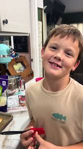 Eli Cooking with His Dad