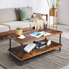 Design couchtisch wave holz amerik. Costway Couchtisch Sofatisch Beistelltisch Wohnzimmer 2 Etagen Mit Metallgestell Im Industriedesign Fur Wohnzimmer Online Kaufen Otto
