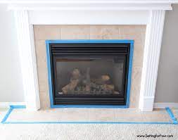 How to paint fireplace tile home depot. How To Paint Tile Easy Fireplace Paint Makeover Setting For Four