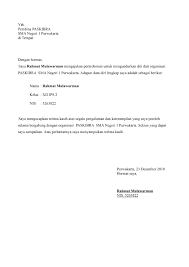 25+ downlod contoh surat pengunduran diri (resign) yang baik dan benar juga format, tata cara, serta alasan yang tepat lengkap. Contoh Surat Pengunduran Diri Organisasi Pramuka Detiklife