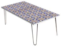 100% price match and free shipping at yliving.com. Vera Tile 24 Coffee Table Mediterranean Coffee Tables By Lamou