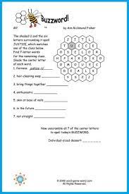 Rearranged word (7) word that rearranges another's letters (7) word formed by letters of another (7) Find A Word Puzzles With A Twist And A Honeycomb Buzz
