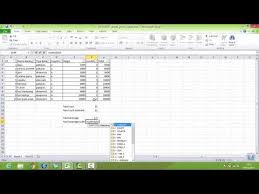 Tutorial Excel Cara Menjumlahkan Tabel Yang Di Filter Agar Sesuai Dengan Data Yang Ditampilkan Youtube
