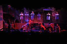 There Are Multiple Angles Of Light That Are Given Away By The Different Color Changes In This Example Everything On S Christmas Stage Lighting Lighting Design