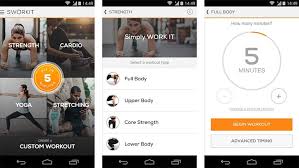 android fitness apps and workout apps