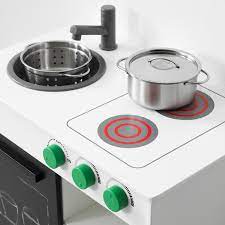 Contoh kitchen set yang bisa dijadikan referensi. Buy Nybakad Play Kitchen White Online Uae Ikea