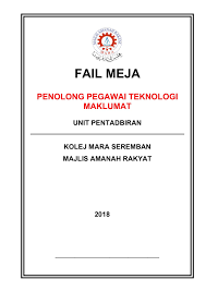 Kursus kerani am/ pembantu tadbir. Fm Fa29 Md Amirullah B Kasman Membalik Buku Halaman 1 50 Pubhtml5