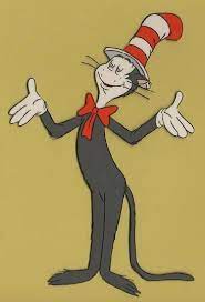 Dr Seuss The Cat In The Hat Cel Vintage Cartoon Cartoon Doctor Seuss