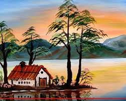 There are a lot of simple. Simple Landscape Painting With Mountain Archives How To Draw Step By Step