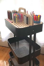 Ikea Raskog Cart Artist Insert Art Studio Room Ikea Raskog Cart Art Studio At Home