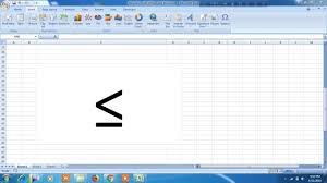 Greater gator is a fun way for kids to remember which way the greater than/less than. How To Type Less Than Or Equal To Symbol In Excel Youtube