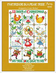 All you need to supply is the material, needle and thread. 12 Days Of Christmas Cross Stitch Patterns