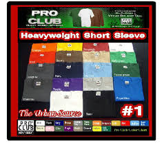Pro Club Heavyweight T Shirts Size 7xl