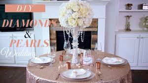 5.0 out of 5 stars. Glam Diamonds Pearls Wedding Diy Rose Gold Diamonds Pearls Centerp Pearl Wedding Centerpieces Rose Gold Centerpiece Pearls Wedding Theme