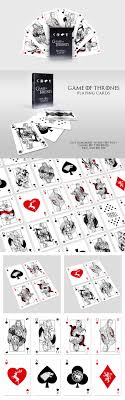 Each suit represents a different house while the cards display your favorite characters in amazing detail. Game Of Thrones Playing Cards On Behance